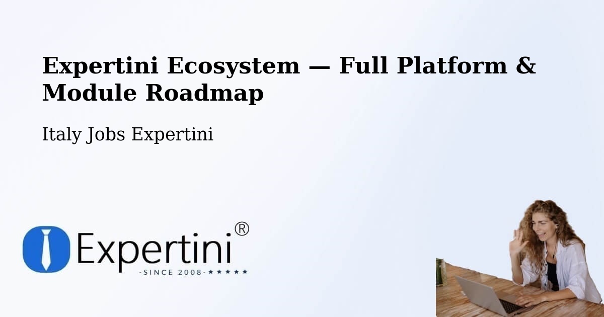 Expertini Ecosystem — Full Platform & Module Roadmap – Trinità