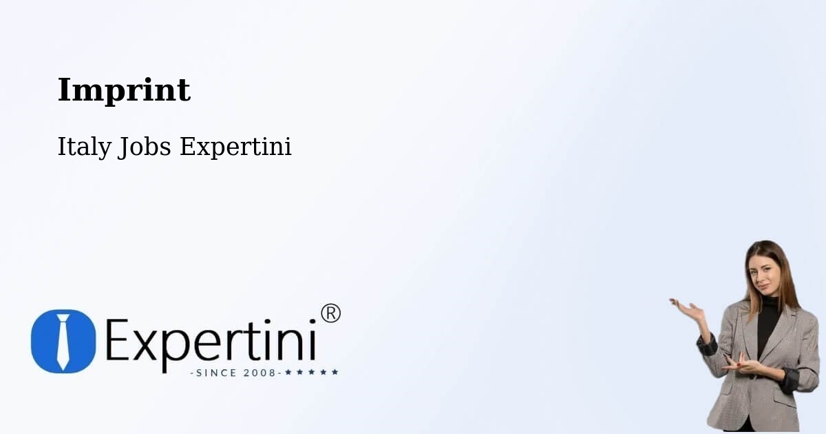 Imprint – Trinità - Italy Jobs Expertini