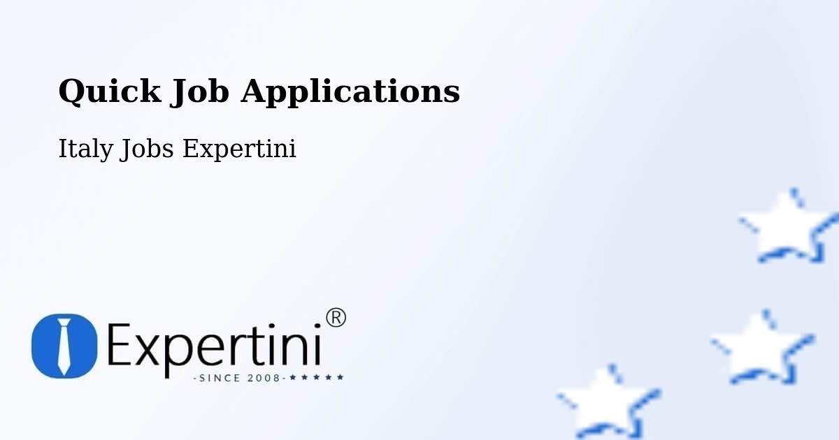 Quick Apply Feature – Trinità - Italy Jobs Expertini